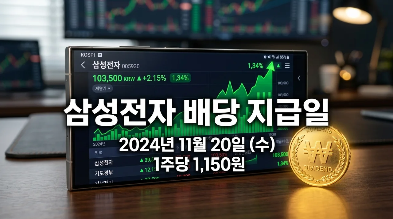 삼성전자 배당 지급일 확인 방법 및 2026년 배당금 지급 일정 총정리