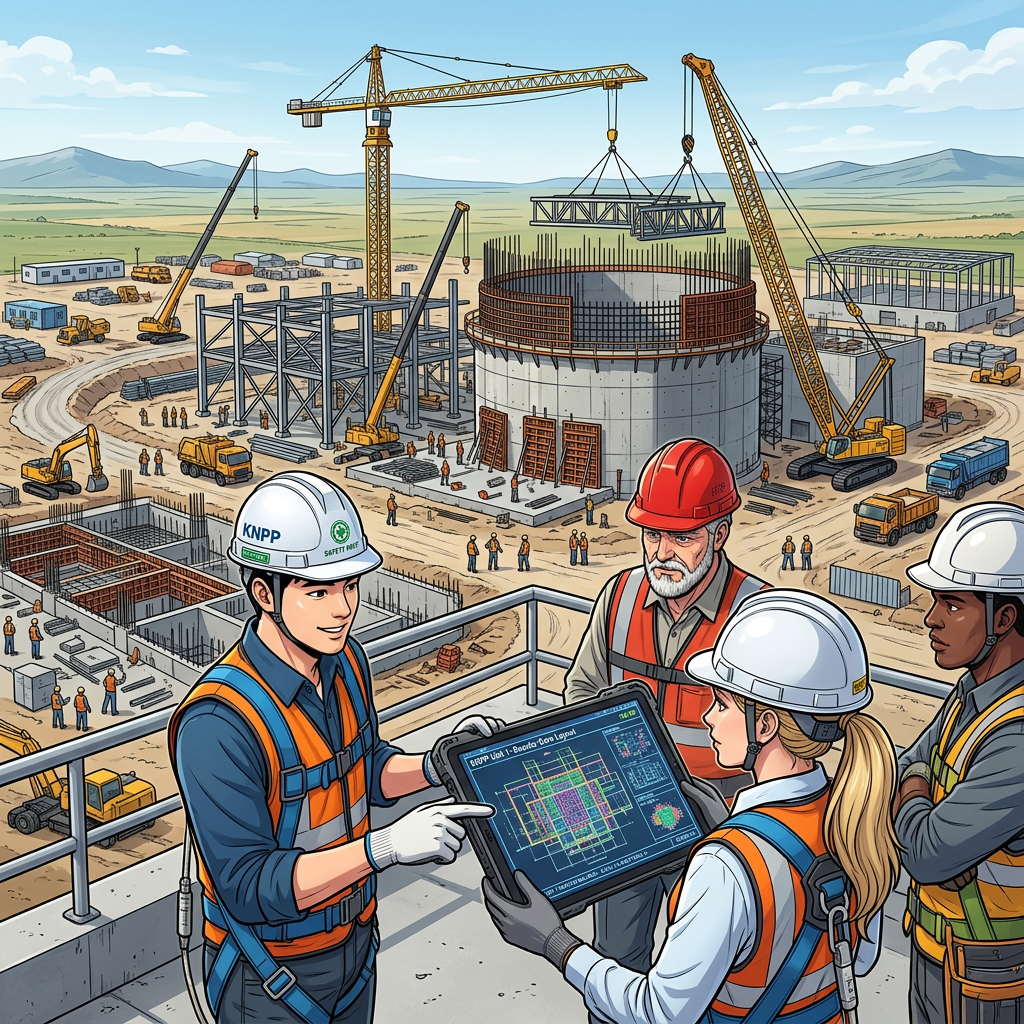 원자력 발전소 건설 현장