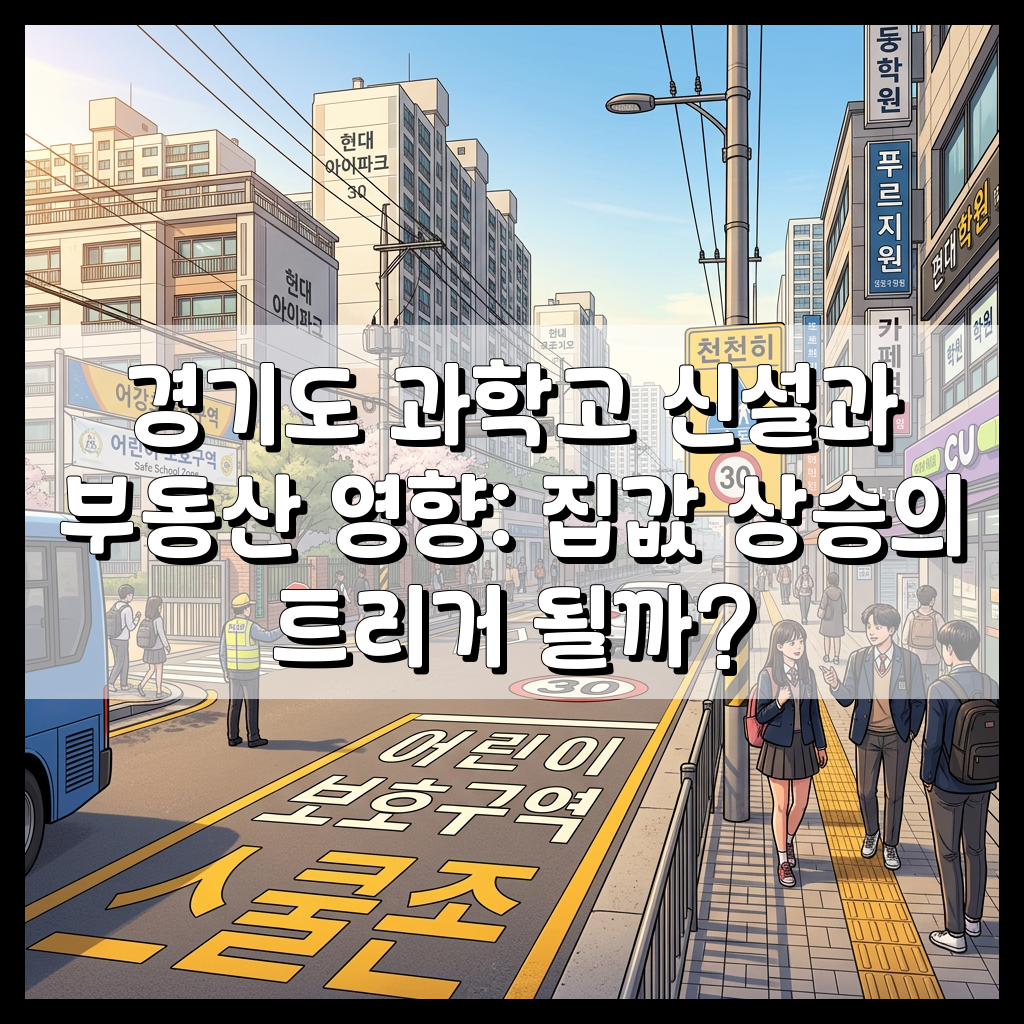 경기도 과학고 신설과 부동산 영향