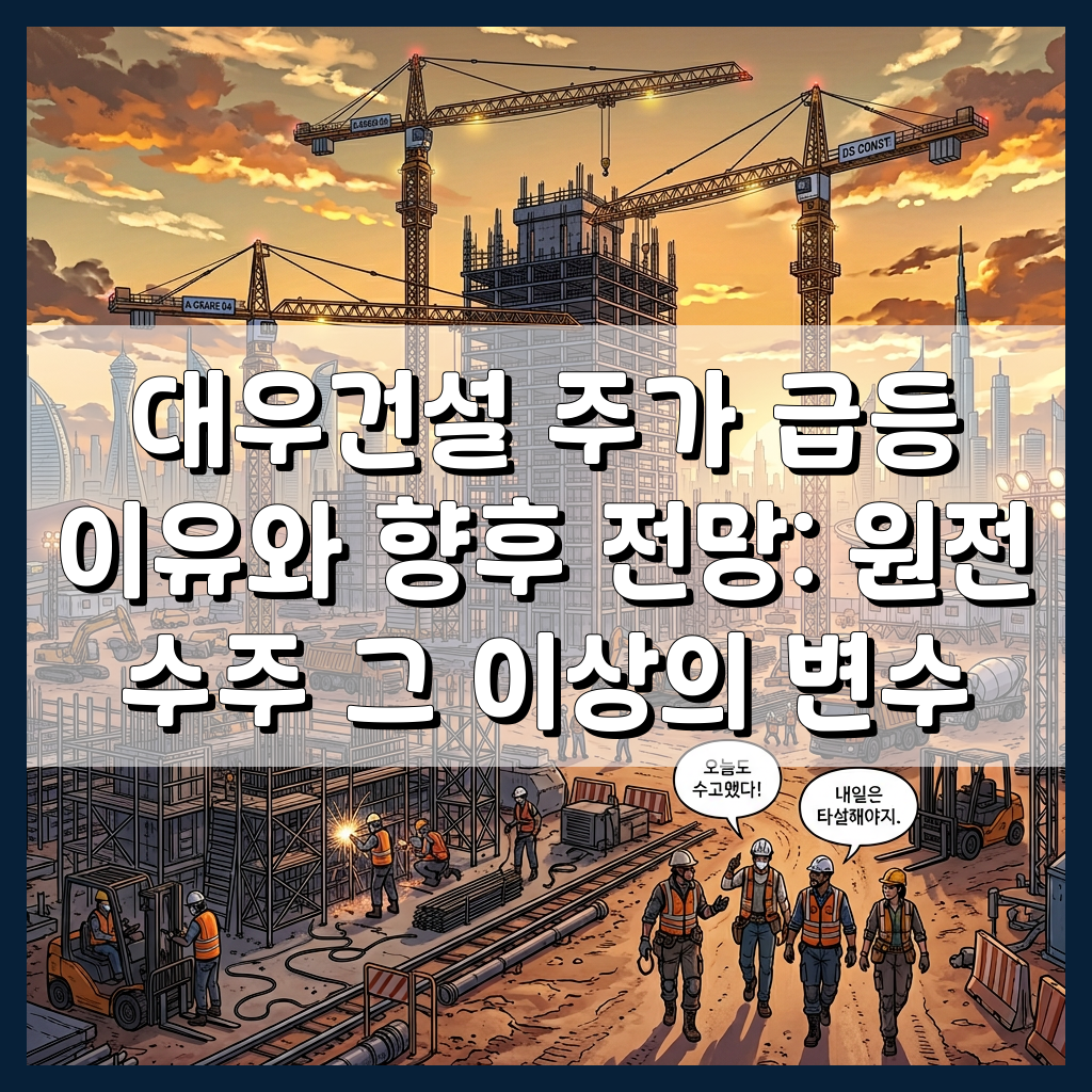대우건설 주가 분석