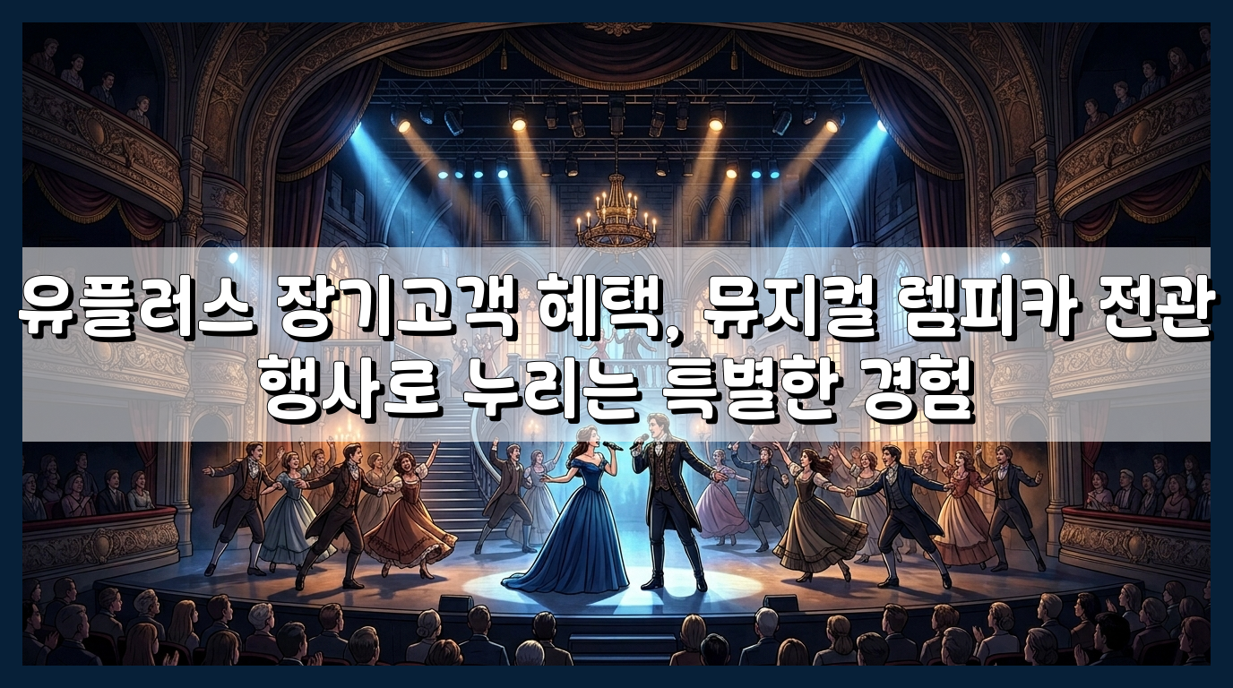 유플러스 장기고객 뮤지컬 초청 행사