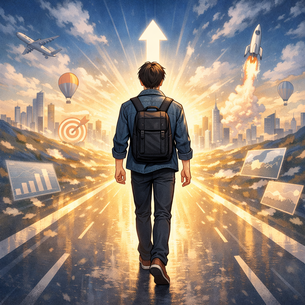 길을 걷는 사람의 뒷모습