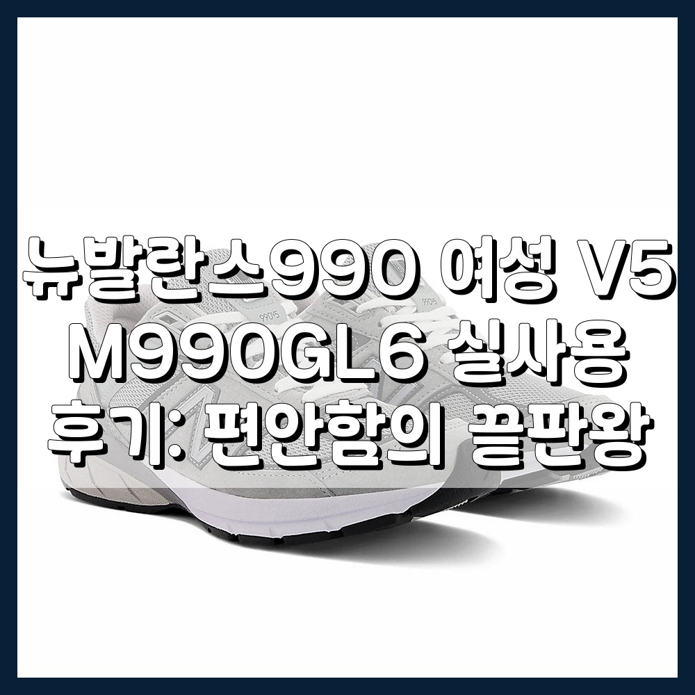 뉴발란스990 여성 V5 M990GL6 메인 이미지