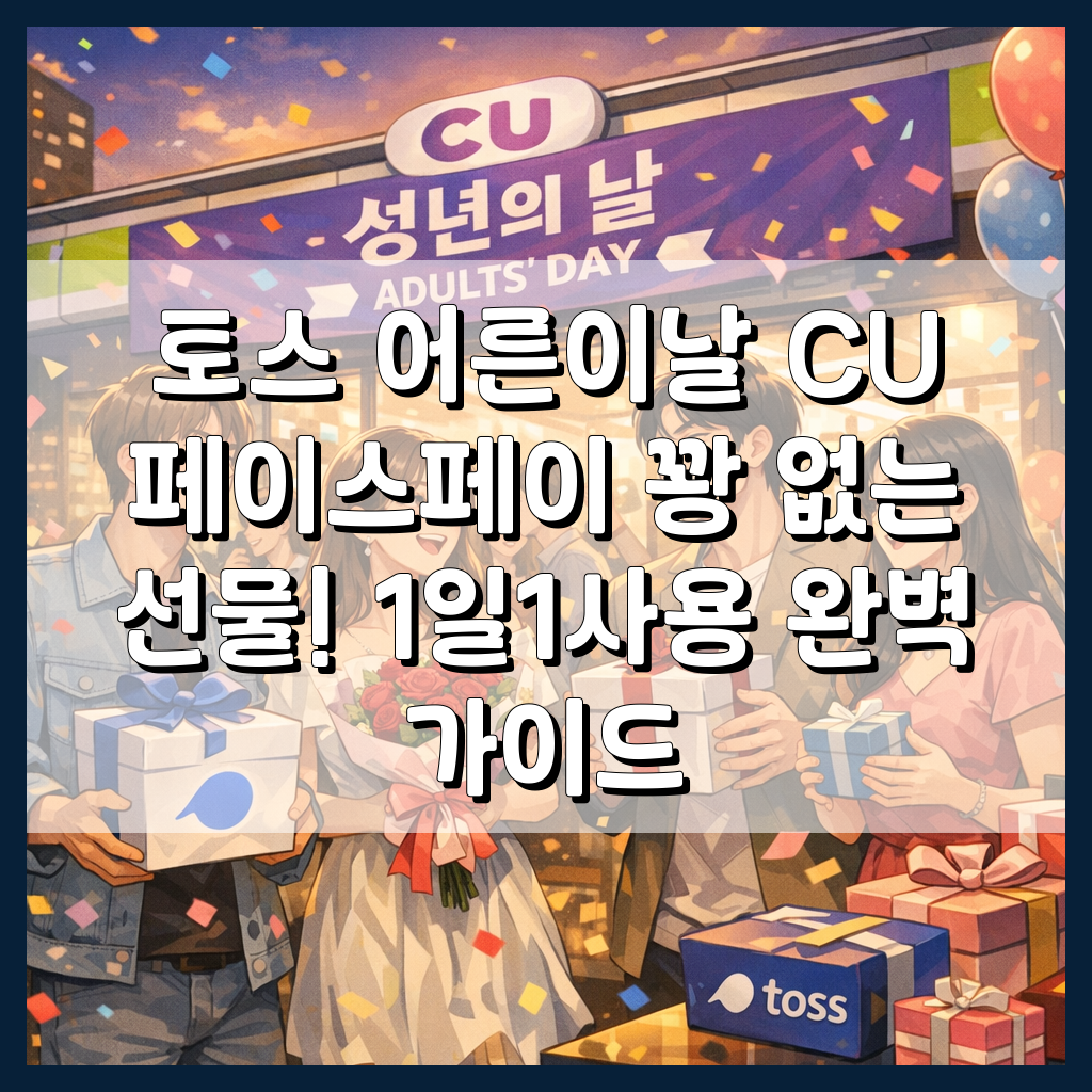 토스 어른이날 이벤트 메인 이미지