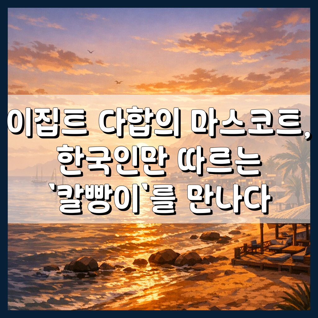 이집트 다합의 마스코트, 한국인만 따르는 '칼빵이'를 만나다